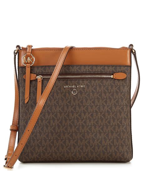 michael kors jet set monogram crossbody